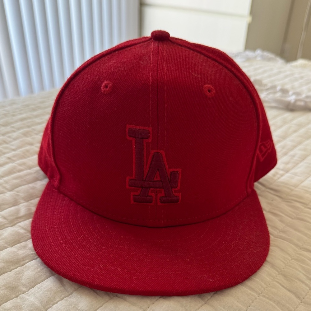 New Era Red Dodgers Hat